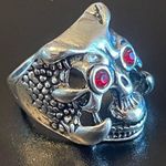 Retro punk predator rings for men biker size 8 Photo 1