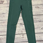 Salty Savage Side Pocket High Waist Leggings in Green Size Small Photo 0