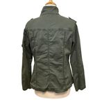 Kensie  Utility Military Mock Neck Zip Jacket Size‎ L Cargo Lightweight Gorpcore Photo 2