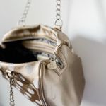 Betsey Johnson Gold and White Polka Dot Shoulder Bag Photo 6