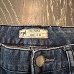 Free People  Women's Distressed Straight Leg Jeans Blue Size 26 Zip Fly Denim Photo 6