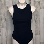 Forever 21  Ribbed Black Bodysuit – Size M Photo 0
