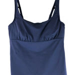 Lands' End  Tankini Underwire Removable Pads Square Neck Navy Blue 12P Photo 0