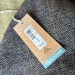 prAna Caprise Insulated Wool Blend Convertible Gray and Black Trench Coat Photo 14