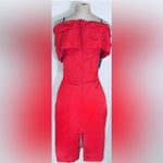 Gunne Sax Vintage by Jessica McClintock Red Semi-Formal size 9 DEADSTOCK RARE Photo 2