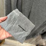 Lululemon  *READ* Coast Wrap Open Front Cardigan Waterfall Thumbholes Grey Size 8 Photo 9