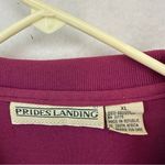 Prides Landing Short Sleeve Collared Shirt Woman’s XL Pink Red Photo 2