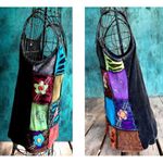 Vintage Rising International Sleeveless Top Large Distressed Boho Hippie Peace Black Size undefined Photo 6