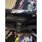 White House | Black Market  WHBM Black Floral Dress Tank Top Size XXS Photo 5