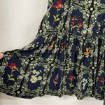 Agua Bendita Agua Benedita X Target Blue Ruffled Ditsy Floral Mini Dress XXS Tiered Boho Photo 2