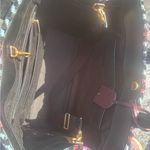 Kate Spade  Black and Pink Woven Plaid Large Tote Photo 8