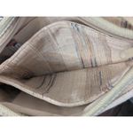 Carpetbags of America Vintage Woven Messenger Bag Crossbody Floral Patch Striped Photo 2