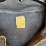 ZARA  Trafaluc Navy Blue Distressed Zip-up Jacket Photo 3