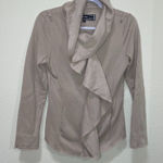 BNCI by‎ Blanc Noir tan layered sweater coat S Photo 0