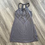 prAna  Cantine Gray Mini Dress Women’s Workout Strap Casual Stretchy Size Large Photo 1
