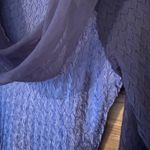 komarov handmade in USA (L.A.) Midi dress wedding guest formal unique L Blue Size L Photo 4