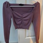 Forever 21 off shoulder long sleeve crop top Photo 0