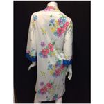 Vintage VTG Evelyn Pearson Robe Long 1960s Petite White Size 00P Photo 4
