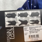 Nicole Miller Convertable Navy Swim One Piece NWT Polka Dot Backless Small Photo 4