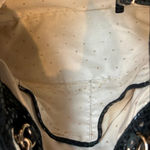 Kate Spade  Black Patent Leather Croc Pattern Shoulder Bag Satchel Tote EUC Photo 2