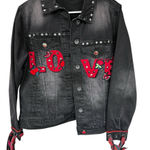 Desigual  Black Denim Jacket Photo 0