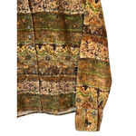 Christopher & Banks Shirt Jacket Womens Size Small Brown Green Long Sleeve Snap Photo 4