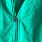 L.L.Bean Full-Zip Mock-Neck Jacket Kelly Green Sz M GUC Sweatshirt Material Photo 6