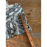 Anydoll Snake Print V Neck Tunic Top Women's 2XL Work Career Animal Daily Shirt Black Size XXL Photo 6