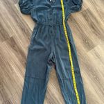 J.Crew Women's Jumpsuit 8 NWT Button Front Puffed Sleeves Casual Skinny Leg Photo 8