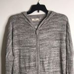 UGG  ladies  gray lightweight zip up jacket with hoodie size small Photo 1