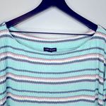 Lane Bryant Wide Boat Neck Striped Waffle Top Size 18/20 NWT Photo 5