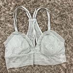 Aerie floral lace strappy bralette with ruffled edges Photo 0