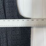 Soft Surroundings  Black Eyelet Waterfall Vest Open Front Layering Top XL‎ Boho Photo 3