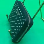 Kate Spade A Really sweet Polka Dots Zip Around Leather Zip Mini ID Wallet Photo 2