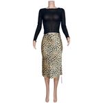 Realisation Par RÉALISATION PAR Naomi Silk Slip Skirt, Wild Things, Small Photo 2