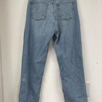 Hollister Light Wash Ultra High Rise Dad Jeans Womens 27 Rolled Hem Zip Fly Photo 7