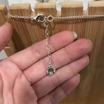 Liz Claiborne  Silver Tone Spoon Fringe Necklace Photo 2