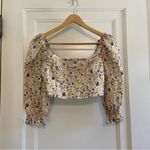 Aritzia Wilfred Vilette floral crop top Photo 1