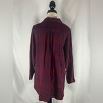 Free People x CP Shades Plaid Pattern Tunic Top w/Front Patch Pockets Photo 2