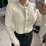 House of Harlow 1960 Cropped length Cardigan. Xs Silver Photo 0