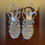 Sweetie’s Prom/Pageant Rhinestone Heels. Size 6.5. Silver Photo 4