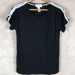 Kathy Ireland  SLEEPWEAR Black Sleep Shirt LARGE Photo 0