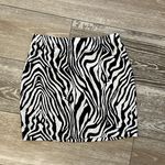 SheIn SZ CS Adorable Zebra / Animal Print Skirt Pull On Style Photo 4