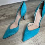 Marc Fisher  Tammy Dorsay Pump Blue Pointed Toe 3.5 In Stiletto Heel Size 7 M Photo 0