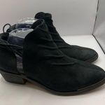 Free People  Southern Cross Black Leather Cutout Booties size 40 US 9-9.5 Photo 5