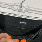 EXPRESS ‎ Super High Waisted Black Ripped Modern Straight Jeans Size 6 Short Photo 5