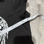 Emo Y2K Gemstone Rhinestone Embellished Crop Top Black Small Women’s angel wings Red Photo 4