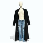 Vintage 70s/80s Karen Wool Cashmere Black Trench Coat ILGWU Union Made USA L Size L Photo 4