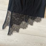 Elegant Black Lace Hem Skirt Size M Photo 1