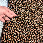 Anthropologie NWT BY ANTHROPOLOGY Scallop Halter Romper in Black Motif Womens Sz 6 🧡 Photo 2